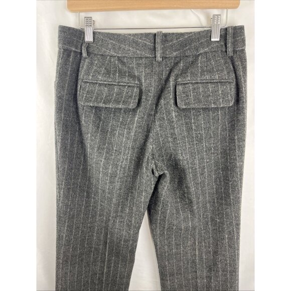 Charles Nolan New York Wool-Cashmere Blend Pinstripe Dress Pants Women's Size 6 - Picture 6 of 13